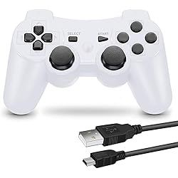 PS3 ワイヤレスコントローラ クラシックホワイト Amazon | ワイヤレスコントローラ (DUALSHOCK3) セラミック